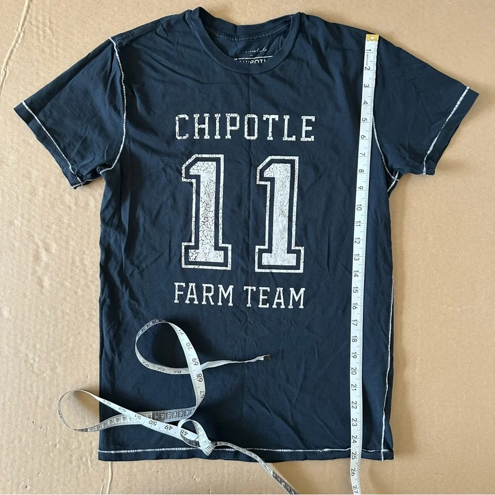 Loomstate For Chipotle Farm Team Graphic T Shirt Short Sleeve Sz Small Employee